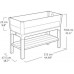 KETER DARWIN ELEVATED PRO 110L Truhlík, 113 x 47,5 x 79,8 cm, hnedý 17211713