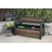 KETER DECO GARDEN BENCH 227L Úložná lavica, 133 x 61 x 89 cm, walnut 17213853