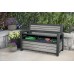 KETER DECO GARDEN BENCH 227L Úložná lavica, 133 x 61 x 89 cm, sivá 17213853