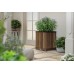 KETER DECO SQUARE TALL Kvetináč, 45,5 x 45,5 x 55 cm, walnut 17213623