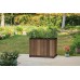 KETER DECO RECTANGLE TALL Kvetináč, 45,5 x 76 x 55 cm, walnut 17213625