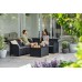 KETER ROSALIE 6 SEATER CORNER Set záhradný s úložným stolom, grafit/sivá 17210762