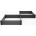 KETER VISTA MODULAR DUO Vyvýšený záhon, 121,5 x 121,5 x 27 cm (2x), sivý 17210708