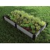 KETER VISTA MODULAR DUO Vyvýšený záhon, 121,5 x 121,5 x 27 cm (2x), sivý 17210708