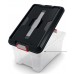 KIS MOOVER BOX XS 12L 38x26,5x18,5cm transparent / čierny