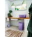 KIS CLASSIC 43L kôš na bielizeň 58x38x24cm lila