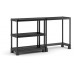 KIS OPEN BASE MINI regál 97x90x45 cm, čierna 97540