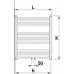 KORADO KORALUX LINEAR CLASSIC - M kúpeľňový rebríkový radiátor 0700/0500 white RAL 9016