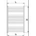 KORADO KORALUX LINEAR COMFORT kúpeľňový raiátor 0900/0500 white RAL 9016