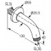 KLUDI FRESHLINE sprchové rameno DN 15, chróm 6235305-00