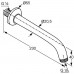 KLUDI FRESHLINE sprchové rameno DN 15, chróm 6235405-00