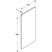KLUDI Plus krištáľové zrkadlo 800 x 405 mm 49SP343
