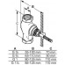 KLUDI podomietkový ventil DN 20, prípravná montáž 29211k