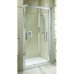 KOLO Geo-6 posuvné dvere 120 cm do niky, bočnej stene, číre/strieborná GDRS12R22003A
