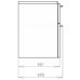KOLO Traffic skrinka pod umývadlo 71,8 x 62,5 x 46,1 cm, biely lesk 89435