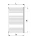 KORADO KORALUX RONDO CLASSIC kúpeľňový radiátor 0900/0500 white RAL 9016
