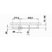 P.M.H. KRONOS 600x1182-KR2BR biela RAL 9010 FS