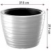 Prosperplast MAZE Kvetináč nízky s vkladom 37,5cm, antracit DLMZ400