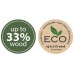 Prosperplast URBI SQUARE ECO Kvetináč 40cm, antracit DURS400W