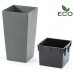 Prosperplast URBI SQUARE ECO Kvetináč 40cm, šedý kameň DURS400W