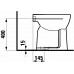 Laufen PRO LIBERTY WC misa, zvislý odpad, biely 8.2595.7.000.000.1