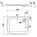 LAUFEN SOLUTIONS Akrylátová vanička obdĺžniková 90x75cm, biela, 2.1150.5.000.000.1