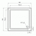 TEIKO Libra sprchová vanička 90 x 90 cm, biela V134090N32T01001