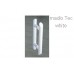 RAVAK Elegance Sprchové dvere ESD1-90 L white Transparent 0EL70100Z1