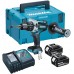 BAZÁR Makita DHP481RTJ Aku bezuhlík. príklepový skrutkovač Li-ion 18V 2x 5,0 Ah, POUŽITÉ!!