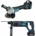 Makita DLX2153TJ1 Aku sada DGA504+DHR241 (18V/2x5,0Ah) 2x Makpac 3