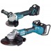 Makita DLX2245PT1 Sada akumulátorových uhlových brúsok DGA900Z, DGA506Z, 3x aku 18V/5Ah