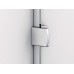 RONAL M42 Melia pevná stena samostatná dvojdielna 140 cm, chróm / číre sklo M42P140100707