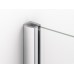 RONAL M42 Melia pevná stena samostatná dvojdielna 140 cm, chróm / číre sklo M42P140100707