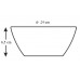 BANQUET misa square 24cm Valentia 601492A112263