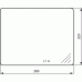 IDEAL Standard TONIC GUEST postranné sklenená polička 28x22cm N1073AA