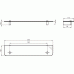 IDEAL Standard CONNECT sklenená polička pod zrkadlo 50x11cm N1392AA