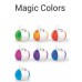 NILSEN LED MAGIC stolná lampa dotyková, stmievateľná, 7W, farebné podsvietenie, modrá