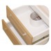 INTEDOOR NORDIC kúpeľňová skrinka 45 cm závesná s keramickým umývadlom NR 45 55