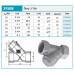 NOVASERVIS Filter šikmý "Y" mosadz 3,4 "JY508 / 20