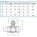 NOVASERVIS guľový plnoprietokový kohút 3 / 4 "motýlik JY115/20