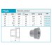 NOVASERVIS redukované predĺženie 3/8 "x 1/4" FT221/10