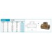 NOVASERVIS T- kus MMM 3/4 "mosadz FT203 / 20