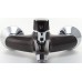 NOVASERVIS METALIA 57 Vaňová batéria bez príslušenstva 150mm EBONY 57020/1,63