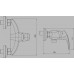 NOVASERVIS METALIA 57 Sprchová batéria bez príslušenstva 150 mm, BIELA 57060/1,1