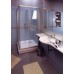 RAVAK Rapier Sprchovací kút rohový NRKRV2-90 satin Grape 1AN70U00ZG