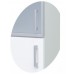 INTEDOOR NEW YORK vysoká kúpeľňová skrinka 35 cm, závesná ľavá, biela NYSVG35L/01