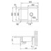 Franke Orion OID 611-62, 620x500 mm, tectonitový drez, hnedá 114.0288.582