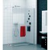 RONAL PDT4P Pur samostatná stena s profilom, 30-100 cm, chróm / číre sklo PDT4PSM21007