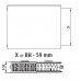 Kermi Therm X2 Plan-Kompakt panelový radiátor 22 300 / 1800 PK0220318
