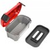 Kistenberg SMART Kufor na náradie, 32,8x17,8x16cm, čierna / červená KSM32-3020